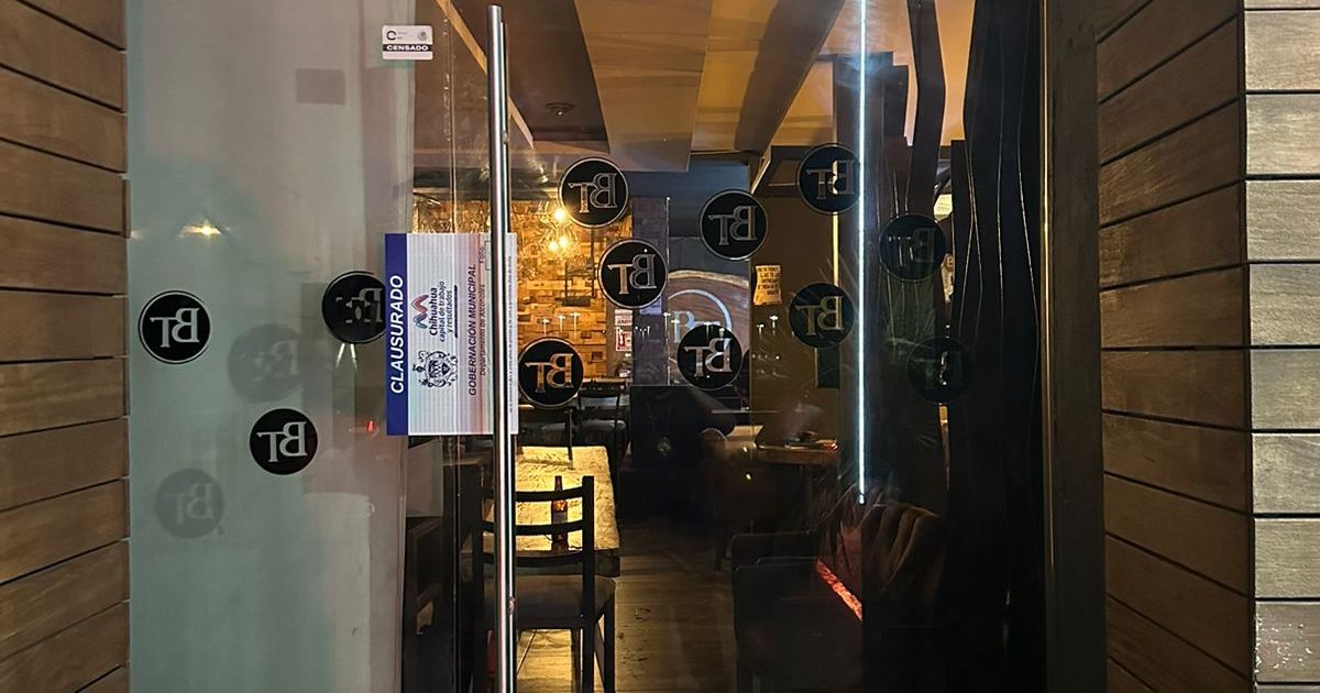 Clausuran la Barra Tradicional, Ay Ay Ay y la Cerve en operativos antidrogas
