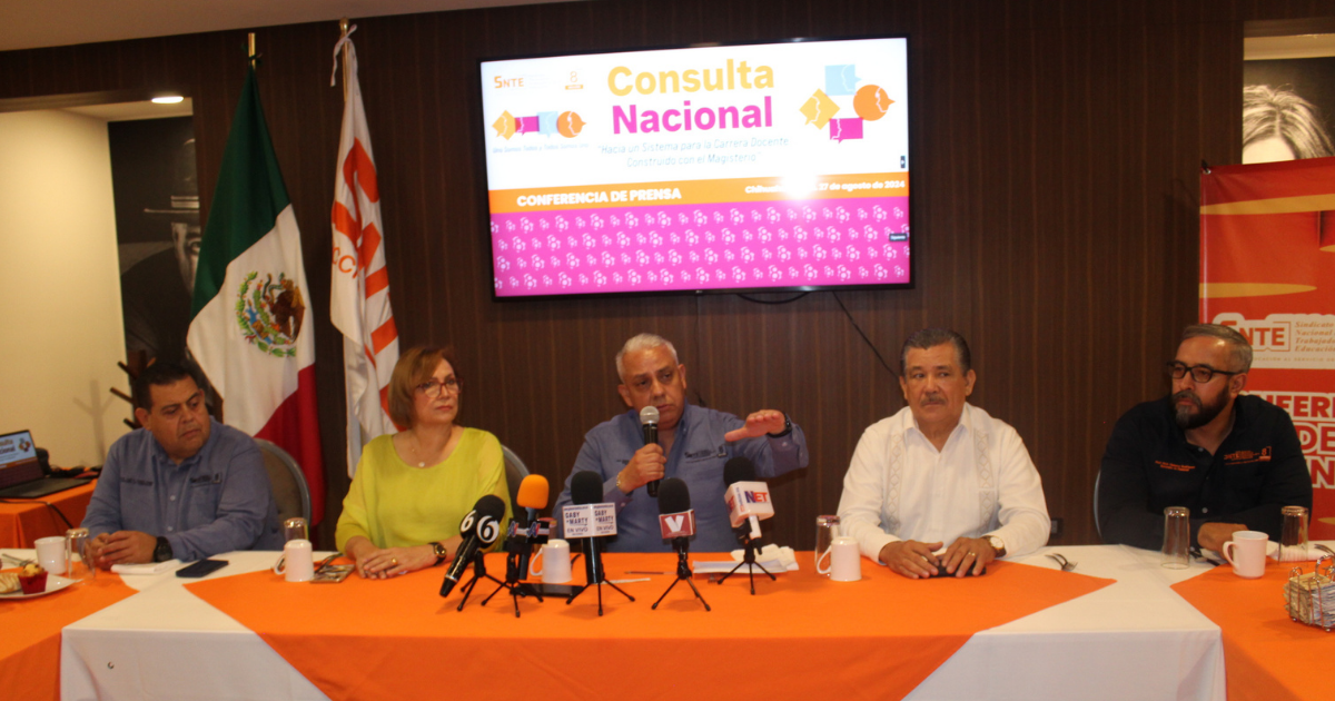 Promueve SNTE consulta nacional para mejorar las condiciones para maestros