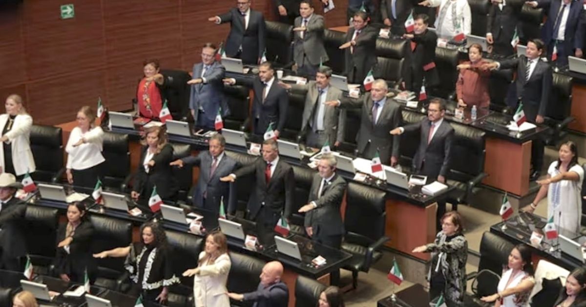 Protestan como senadores Corral, Loera, Chávez y Mario Vázquez