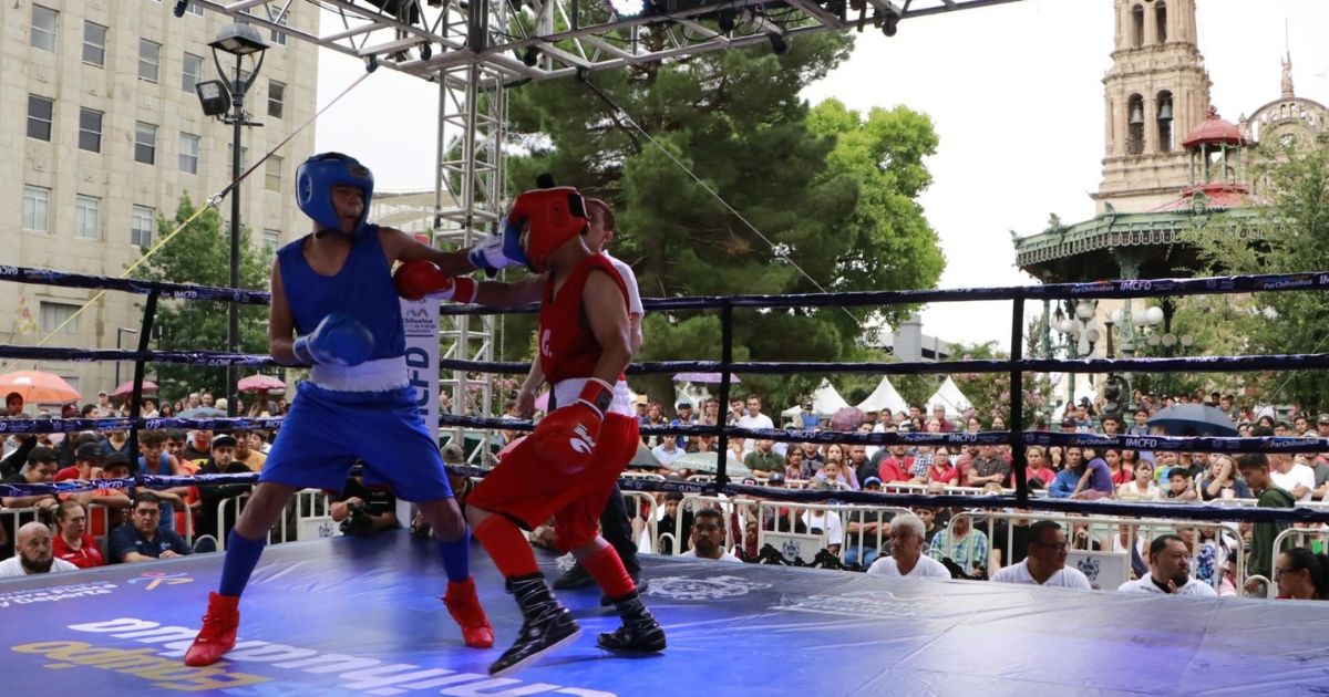 Qué hacer en Chihuahua: sábado final Box de Barrios en Plaza de Armas