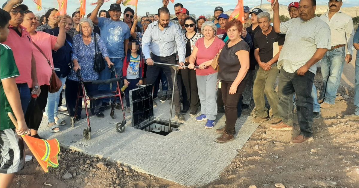 Concluyen obra de agua potable en la Tres Castillos; atiende 224 habitantes
