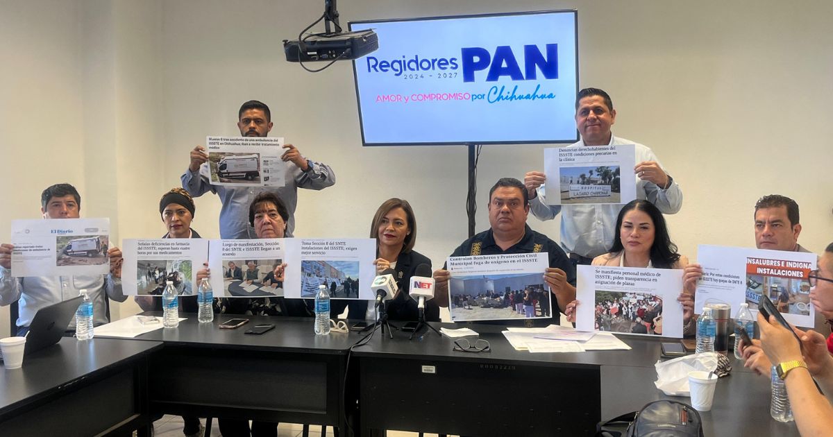 No solo es el oxígeno, ISSSTE carece de todo y ya hay víctimas: regidores PAN