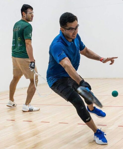 Debutan Rodrigo y Javier en panamericano de racquetbol en Guatemala