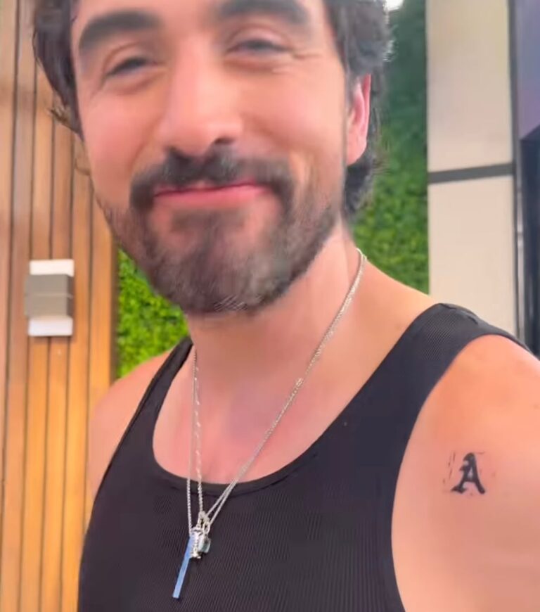 Novio de Andrea Legarreta presume tatuaje de la conductora