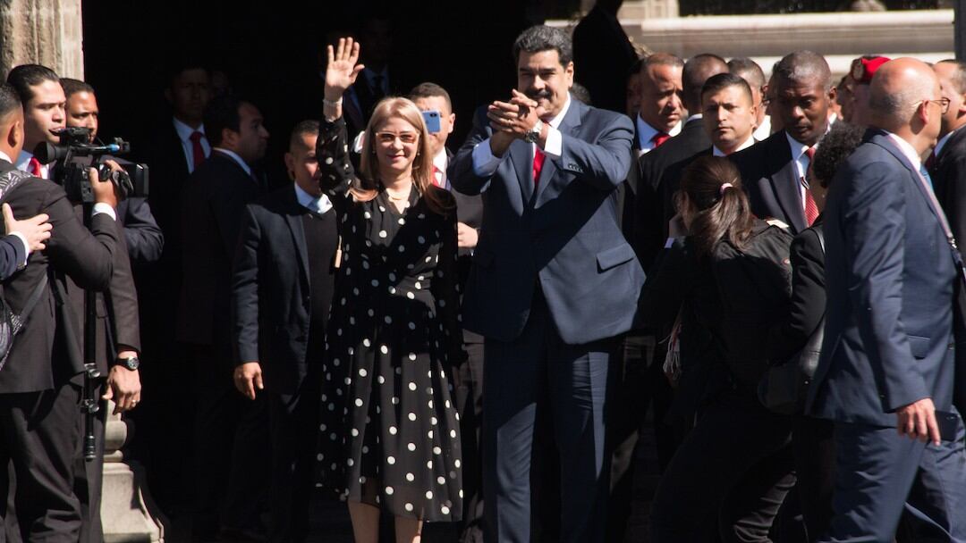 Nicolás Maduro y su esposa Cilia Flores