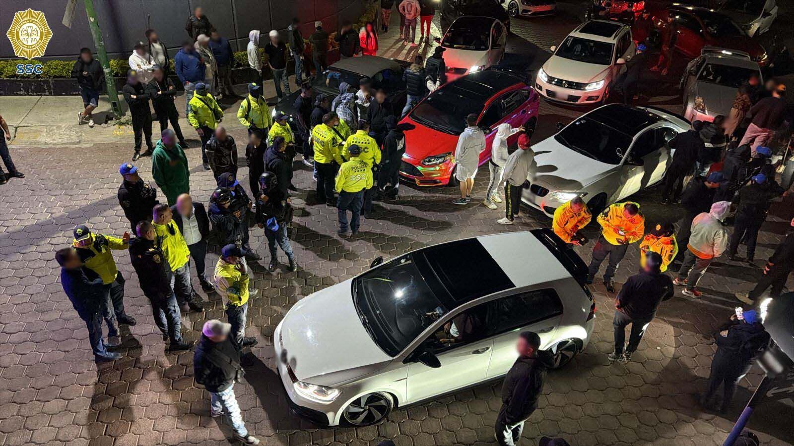 Operativo contra arrancones en Tlalpan deja 57 infracciones y siete autos al corralón