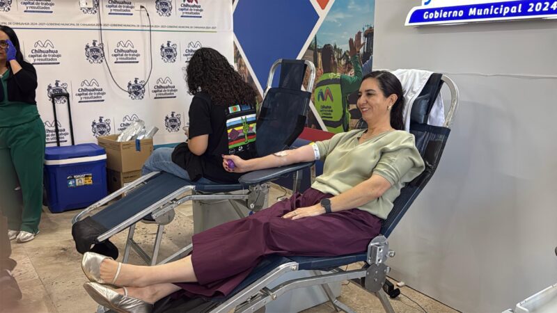 Noticias Chihuahua Pausa.MX Arranca Semana de Salud con exitosa jornada de donación altruista de sangre; 50 chihuahuenses contribuyen a salvar vidas