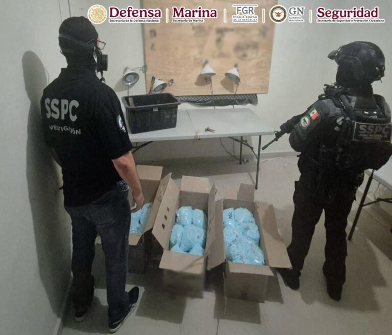Harfuch dialoga con jefe de la DEA sobre narcotráfico y armas