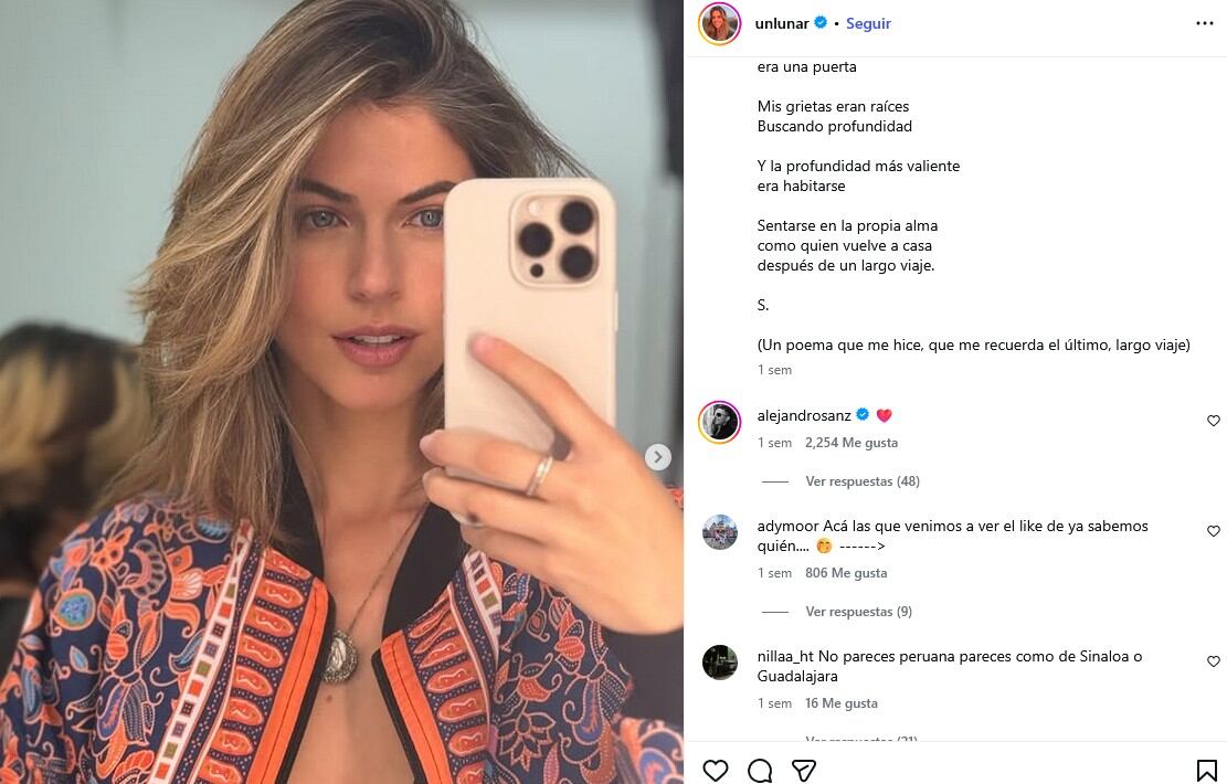 Mensajes confirman la relación entre Alejandro Sanz y Stephanie Cayo