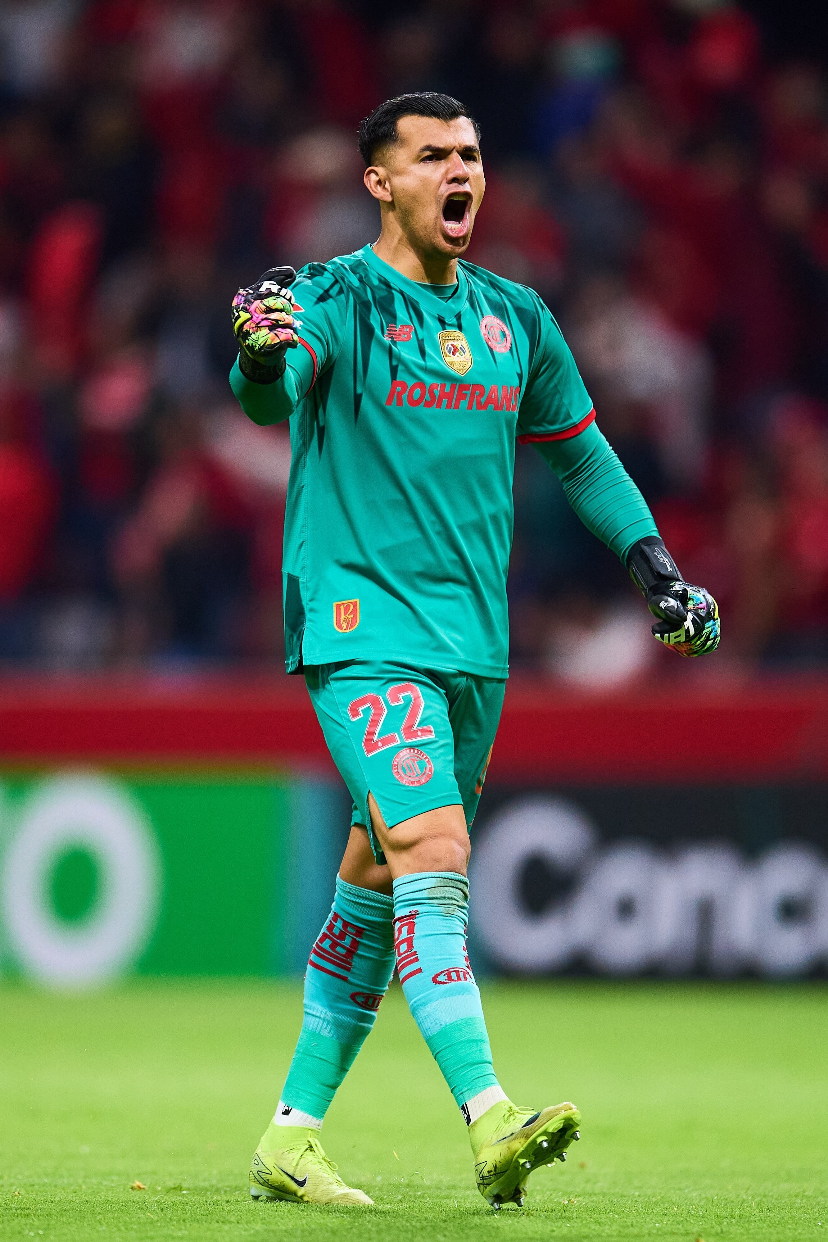 Luis García, portero de Toluca, no recibió goles. 