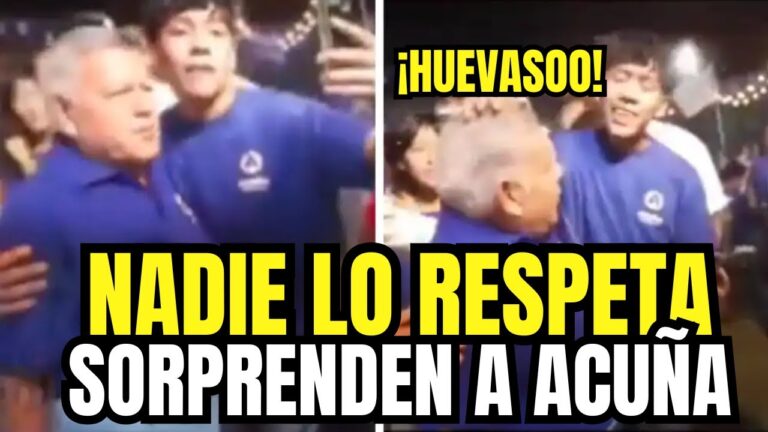César Acuña recibe huevo en la cabeza durante campaña