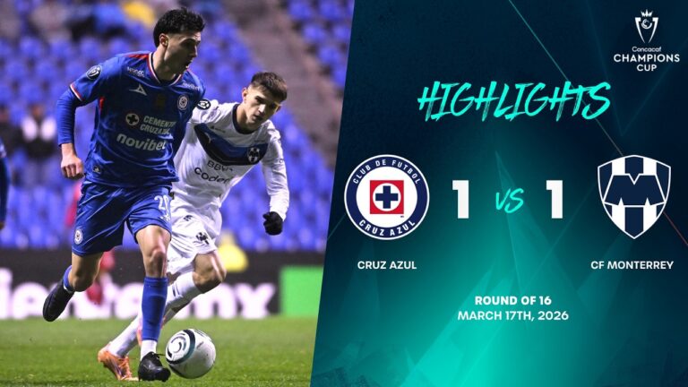 Cruz Azul elimina a Rayados y avanza a cuartos de final de la Concachampions 2026