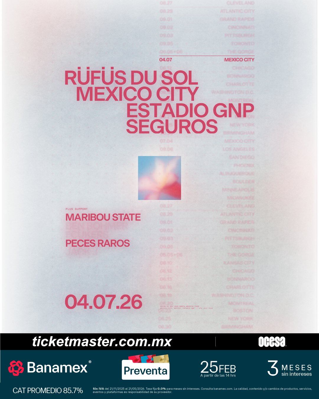 Rüfüs Du Sol en CDMX