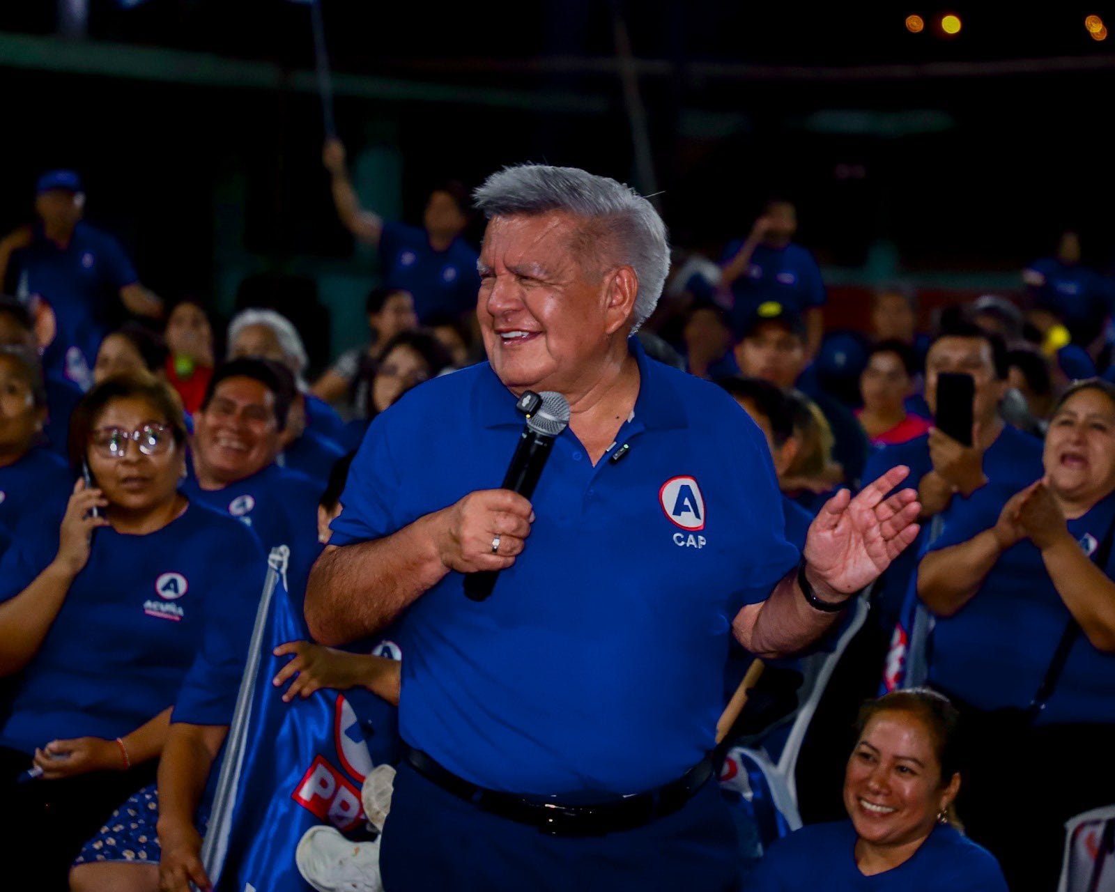 César Acuña, candidato presidencial de Perú