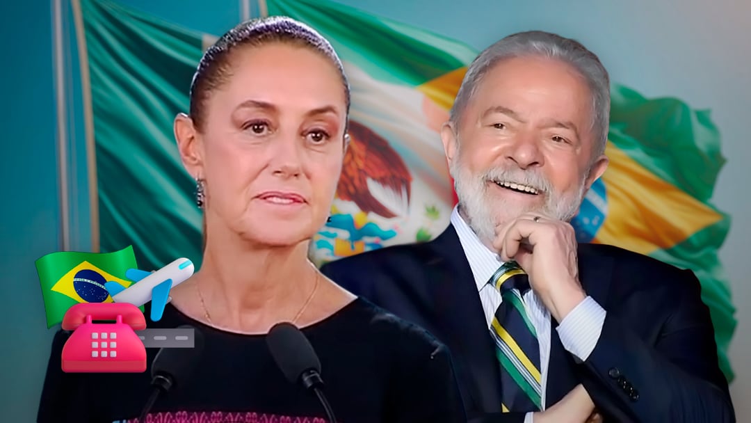 Sheinbaum habla con Lula y deja abierta visita a Brasil en mayo