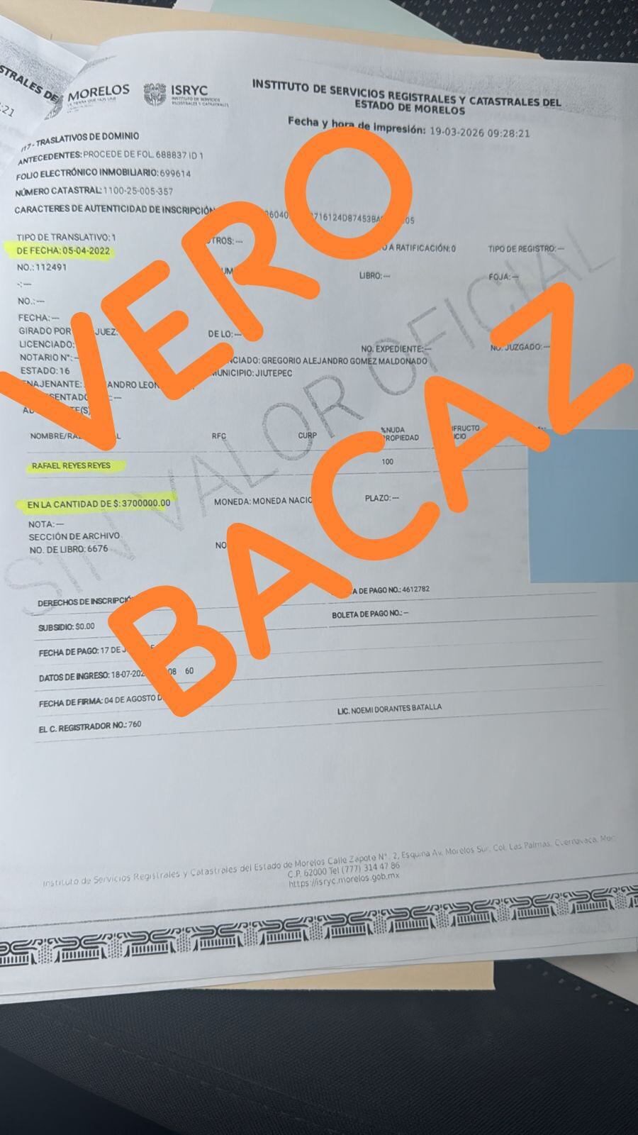 Diputado de Morena es señalado por amenazas a periodista Verónica Bacaz