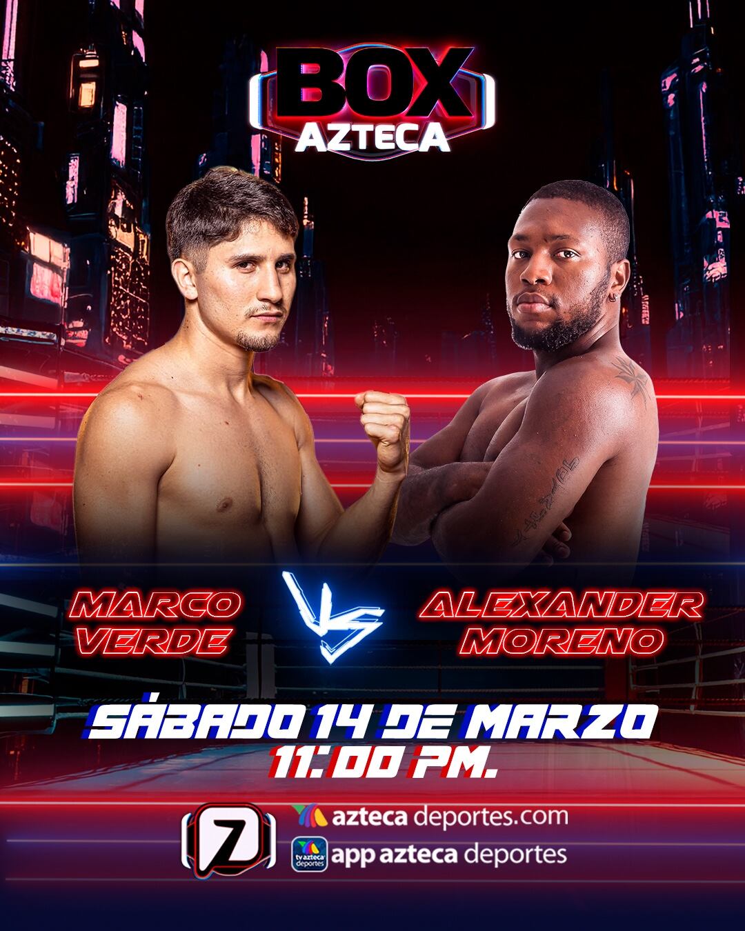 Marco Verde vs Alexander Moreno
