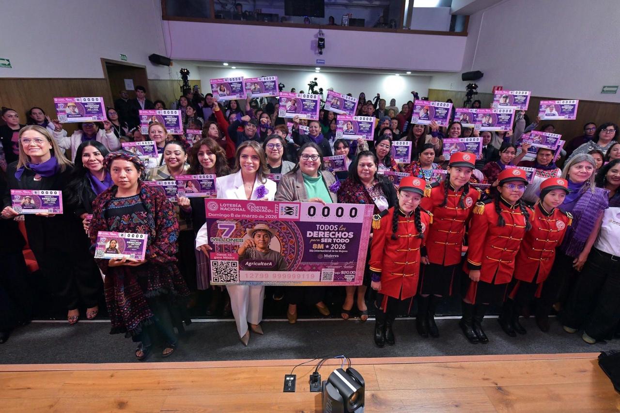 Billete de Lotería Nacional conmemora la lucha de las mujeres por la igualdad
