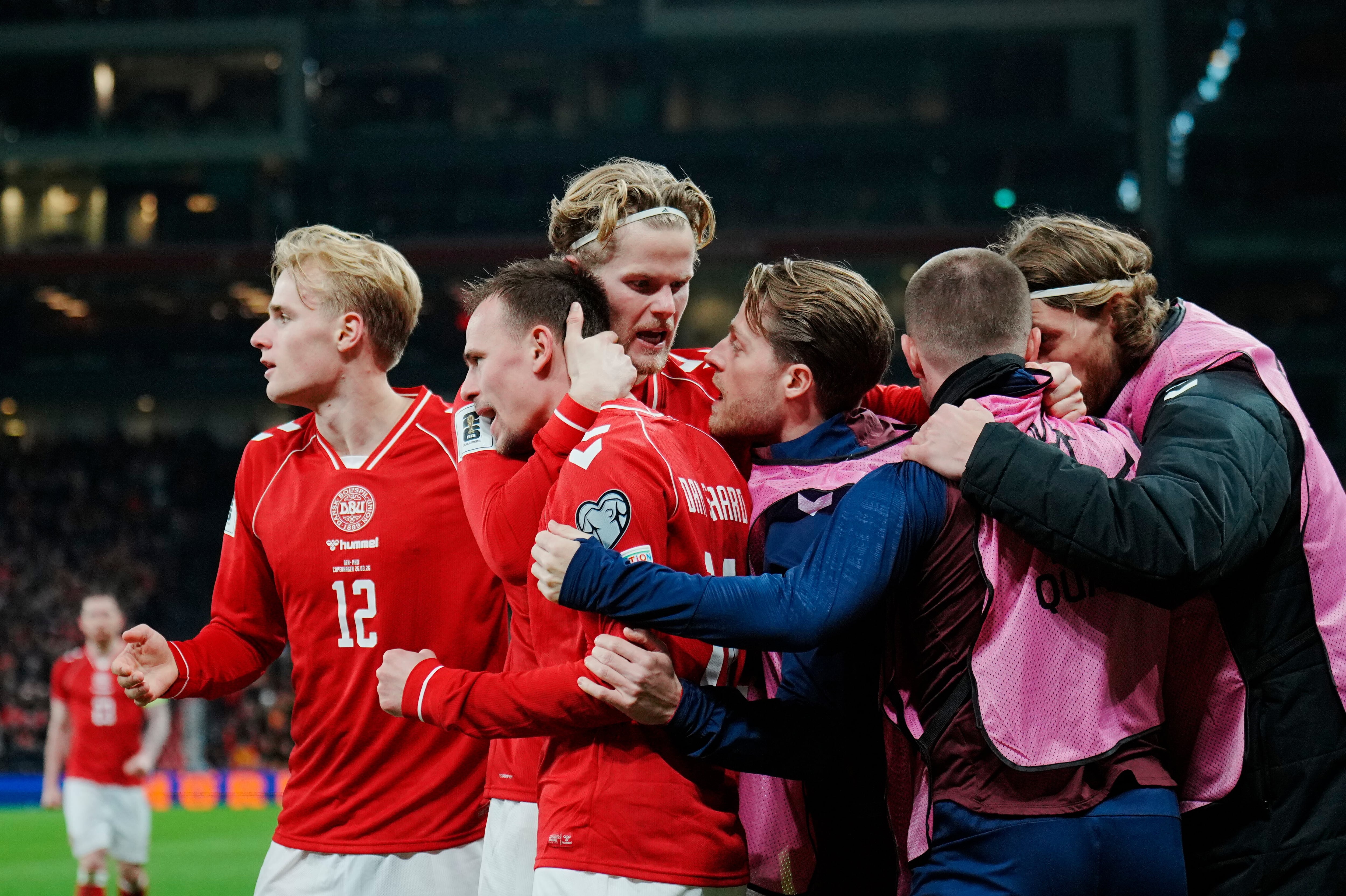 Dinamarca humilla a Macedonia del Norte y avanza a la final del repechaje rumbo al Mundial 2026.