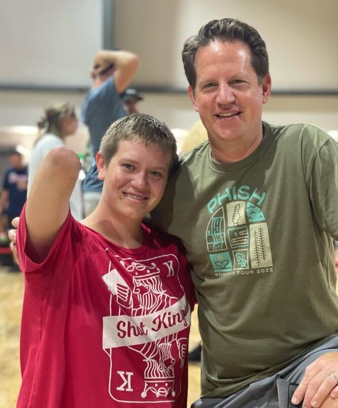 Dayton Webber, jugador profesional de cornhole