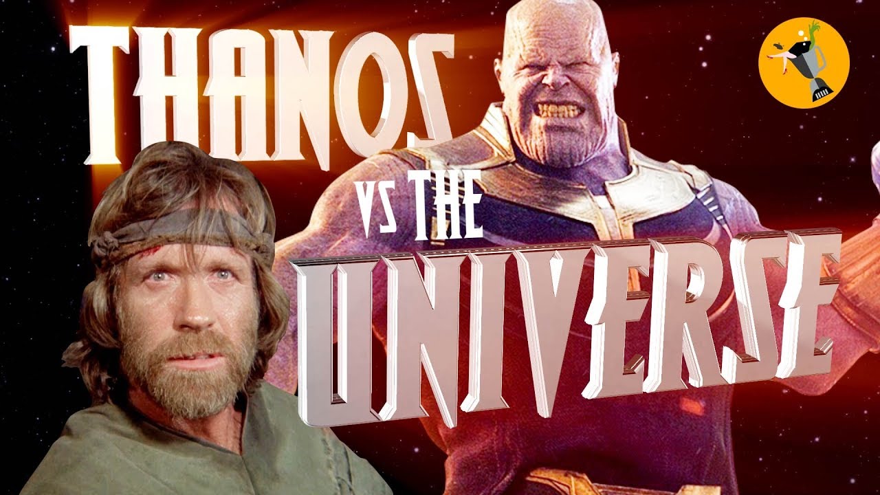 Porque sólo él lo puede derrotar, Chuck Norris se enfrenta a Thanos