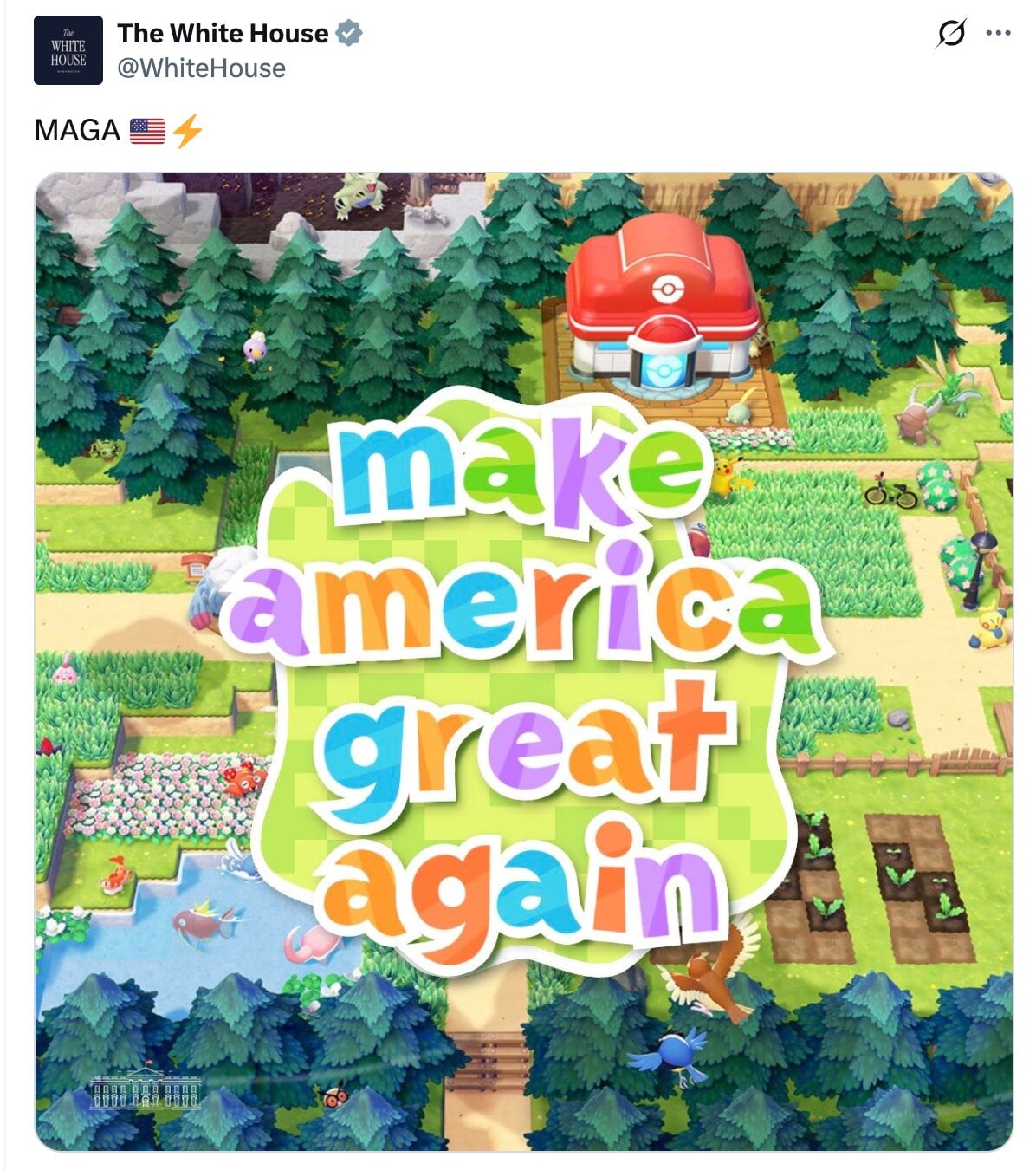 Imagen de Pokémon de la Casa Blanca