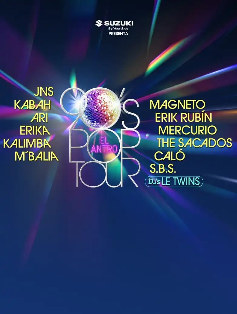 ¿A qué hora termina 90s Pop Tour en Auditorio Nacional? Horario del 14 de marzo