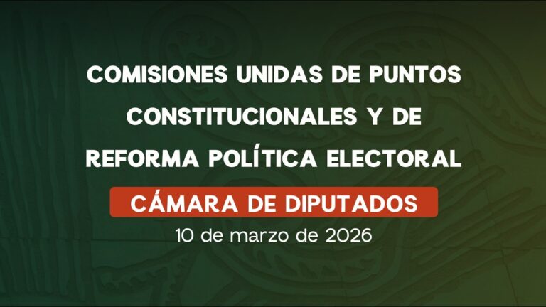 Reforma electoral avanza en comisiones de Diputados; va al Pleno