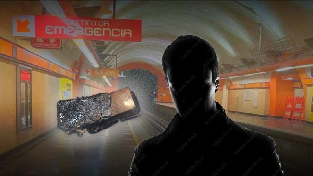 Hombre muere en Metro CDMX tras caer por explosión de su celular