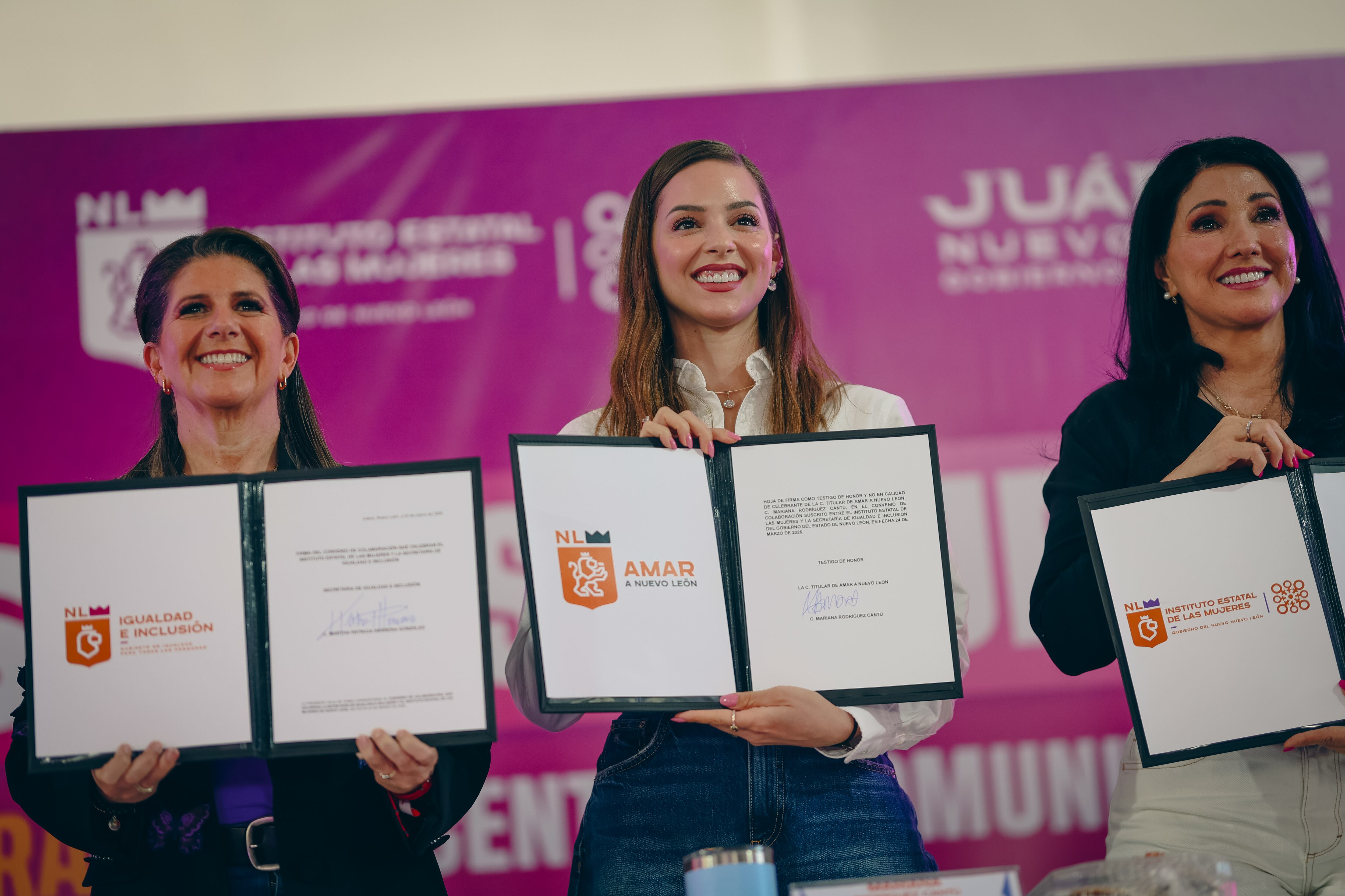 Nuevo León suma Puntos Naranja y lactario 128 con Mariana Rodríguez.