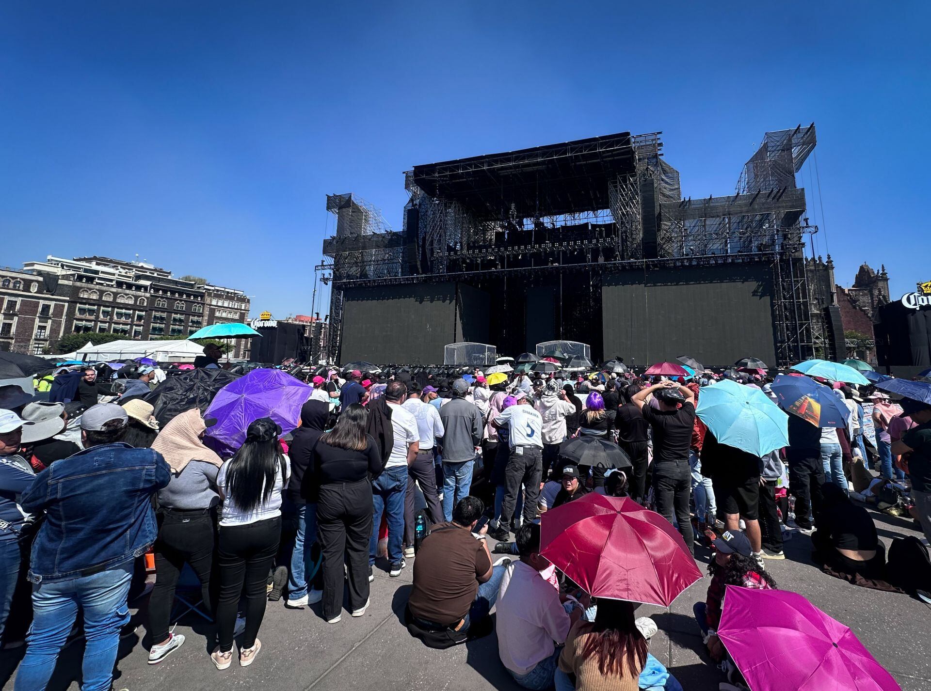 El mensaje que Shakira dedicó a quienes ya la esperan en el Zócalo