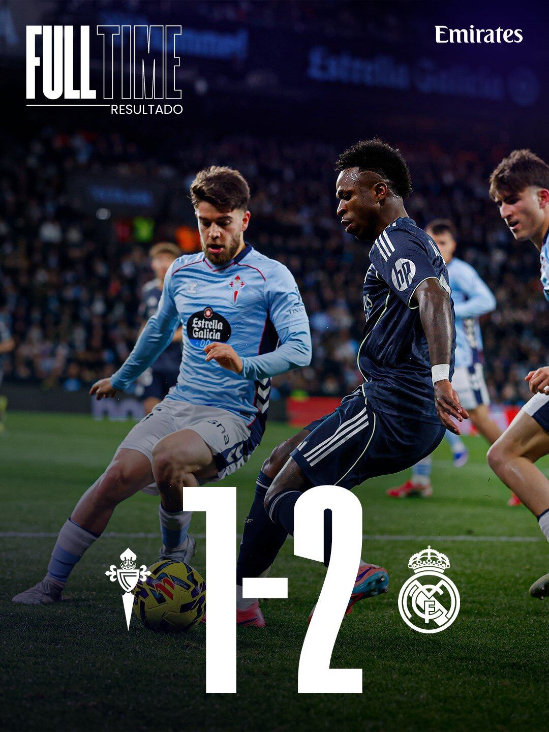 Real Madrid rescata triunfo en Vigo rumbo a la Champions League