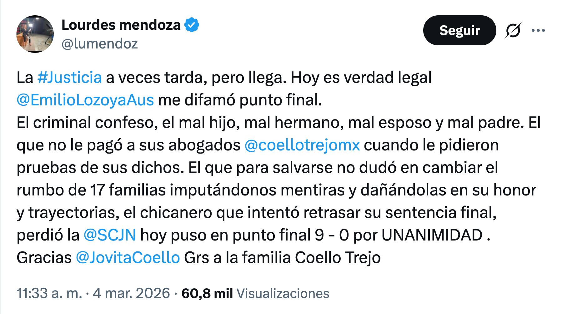 Calderón dice que fue difamado por Emilio Lozoya