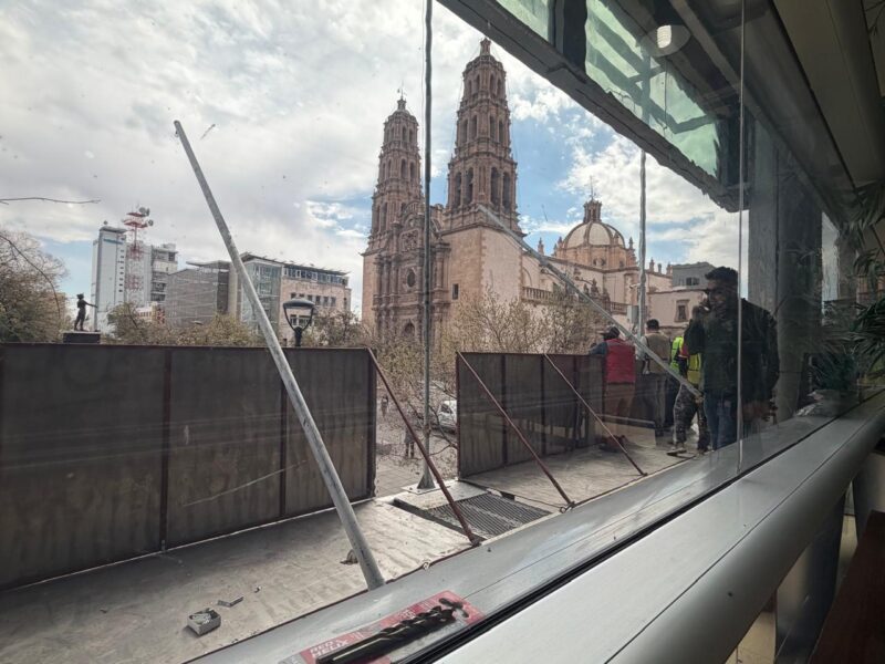 Comienza blindaje del Congreso del Estado por 8M