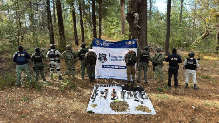 Detienen a tres presuntos criminales tras enfrentamiento en Guadalupe y Calvo