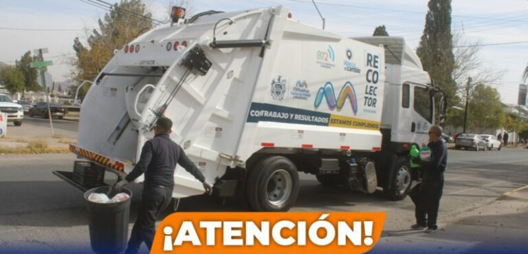Anuncian suspensión del servicio de recolección de basura los próximos 3 y 4 de abril