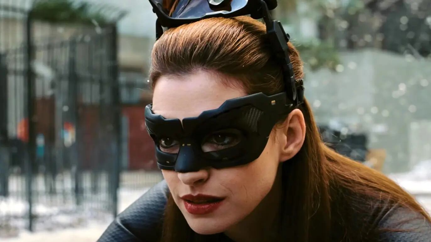 Anne Hathaway como Catwoman en 'The Dark Knight Rises'