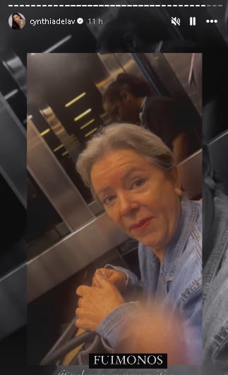 Cynthia de la Vega se operó en compañía de su suegra.