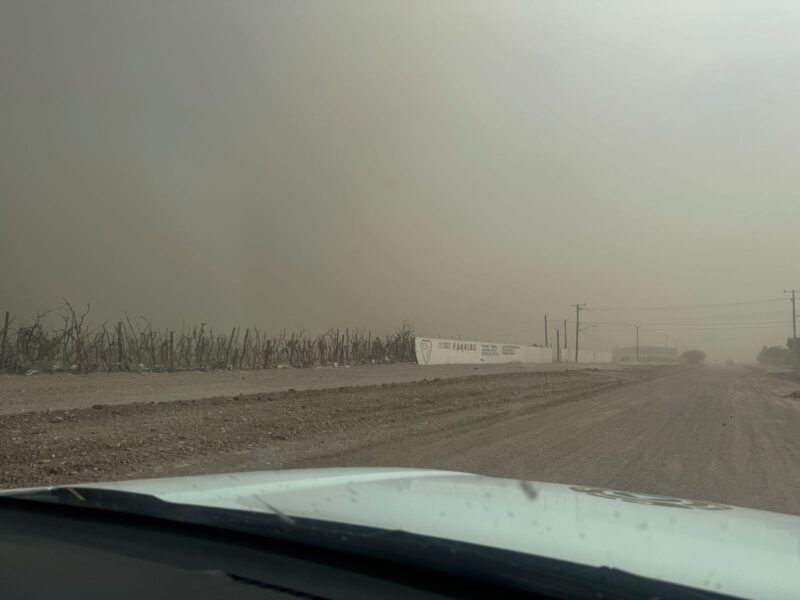Vientos fuertes y lluvias aisladas marcarán el clima este miércoles en el estado