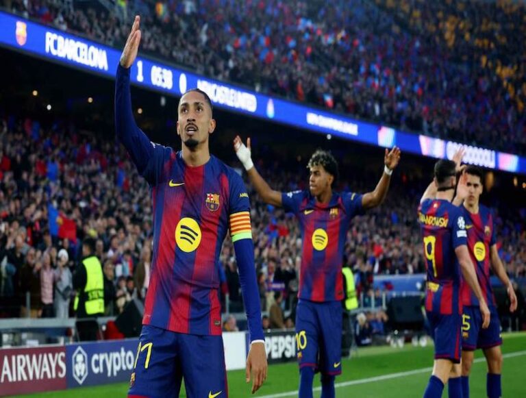 Barcelona humilla al Newcastle en la Champions League