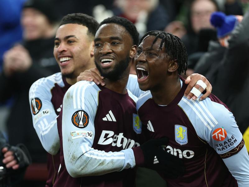 Aston Villa sorprende en Francia y golpea primero en la Europa League