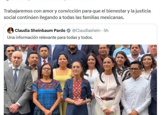 Leticia Ramírez responde a nombramiento en la Secretaría del Bienestar