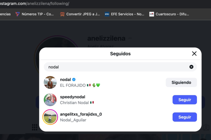 Aseguran que Nodal dejó de seguir a la mamá de Ángela Aguilar, aumentando rumores de separación