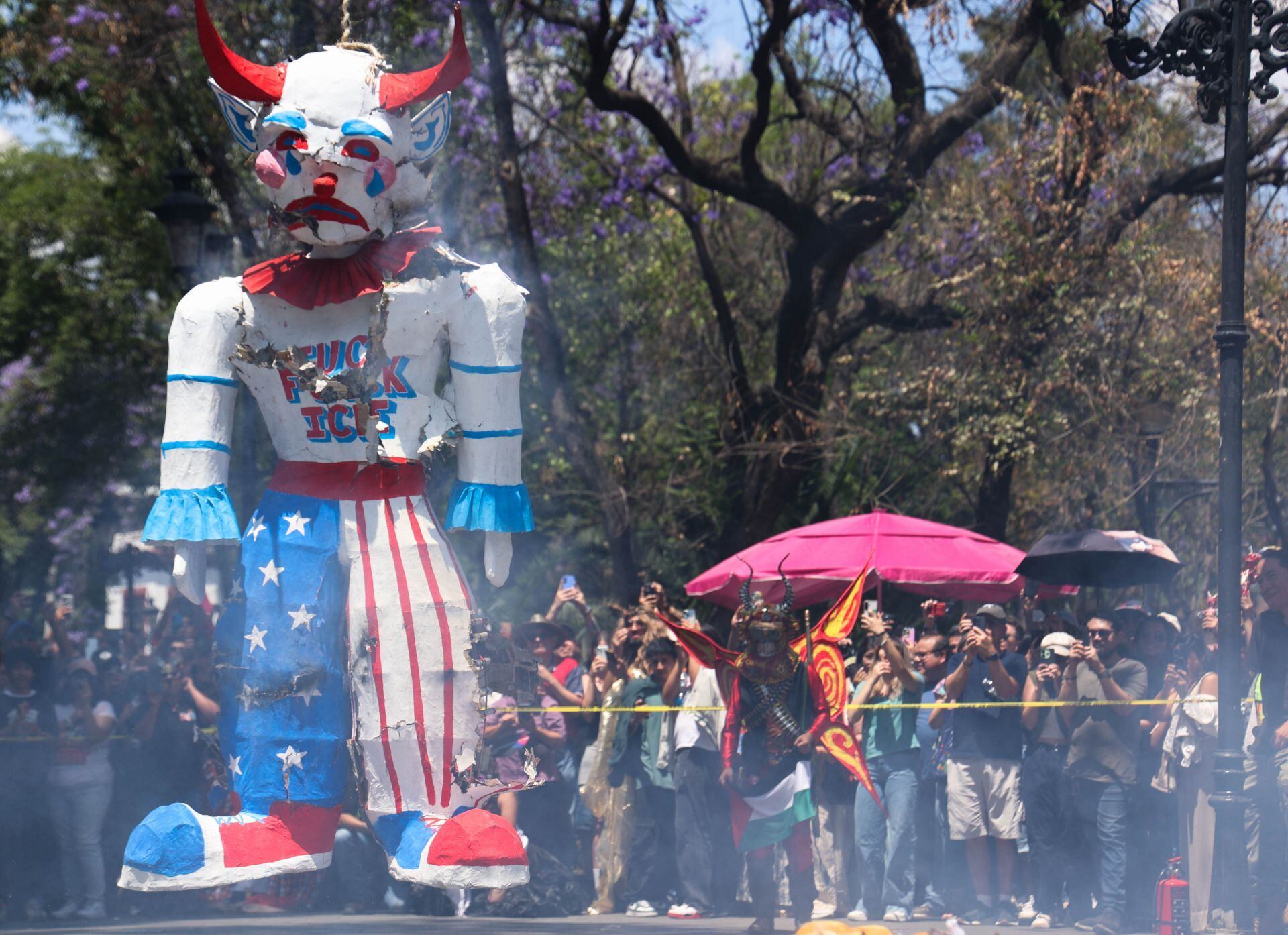 Sábado de Gloria: quema de Judas en el Kiosco Morisco incluye figura de ICE
