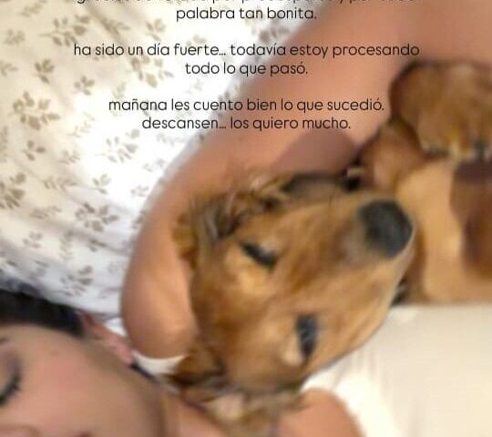 Kim Shantal manda mensaje a través de redes sociales