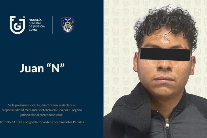 Juan Jesús N, presunto responsable del feminicidio de Edith Guadalupe