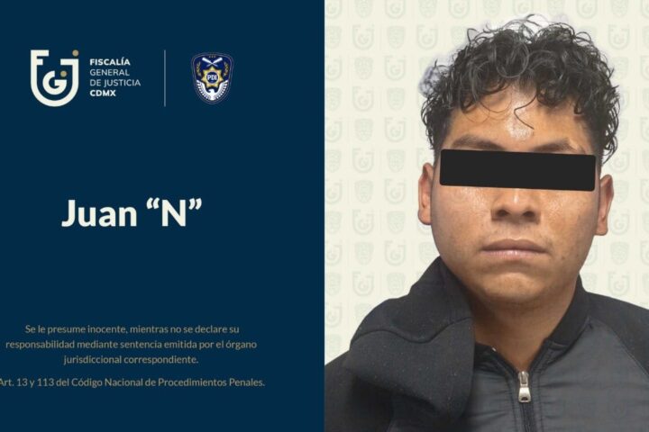 Juan Jesús N, presunto responsable del feminicidio de Edith Guadalupe