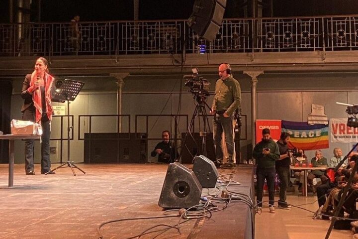 Noura Erekat, en Bruselas 