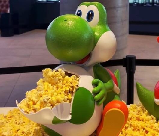 Palomera de Yoshi en Cinépolis México