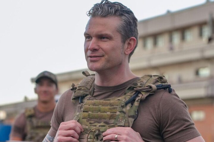 El jefe del Pentágono, Pete Hegseth.